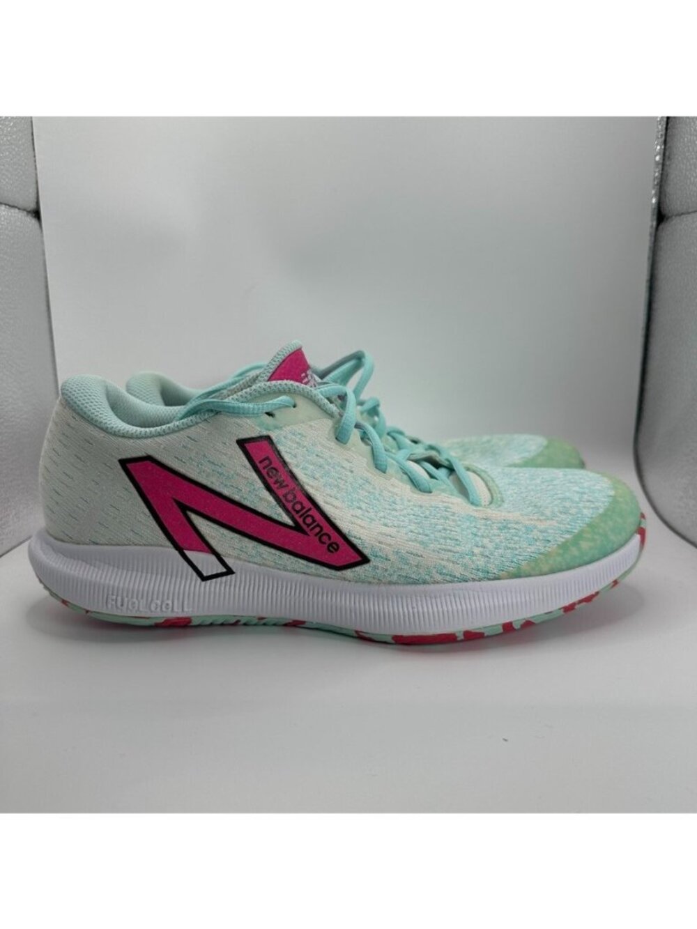 New Balance FuelCell 996v4 Pickleball Tennis Shoes Womens 9.5 White Pink Glacier